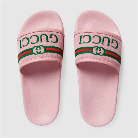 cheap gucci kids slides|gucci slides girl.